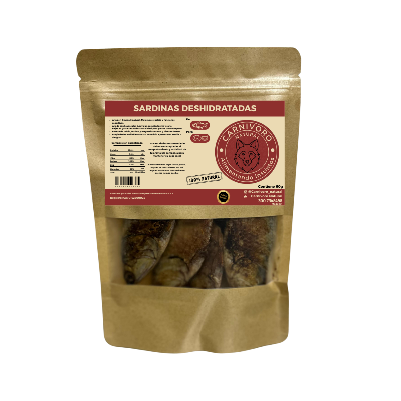 Sardinas Deshidratadas 60g