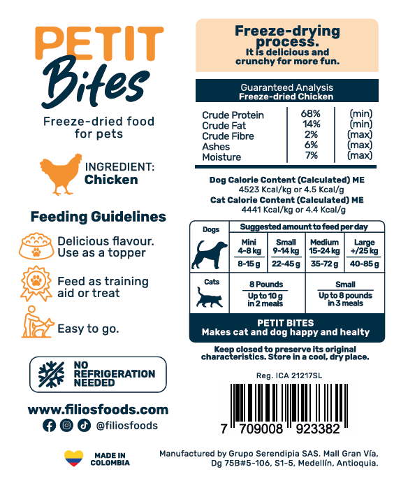 Petit Bites Pollo 85g