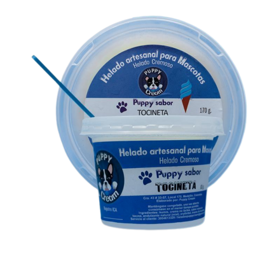 Helado Puppy Cream Tocineta 4 onz