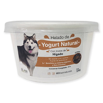 Helado de Hígado con Yogurt Natural 120 gr