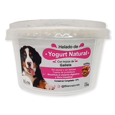 Helado de Galleta con Yogurt Natural 120 gr